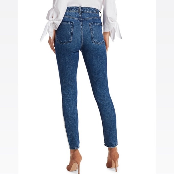 7 For All Mankind High-Rise Side Stripe Jeans 28 - Picture 3 of 15